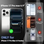 Clear Case For iPhone 17 Pro Max Shock-Absorption TPU Cell Phone Cover with Reinforced Corners, Soft Flexible & Crystal Clear Protective Bumper Case Buy Online at Best Price in UAE - Amazon.ae - Image 7