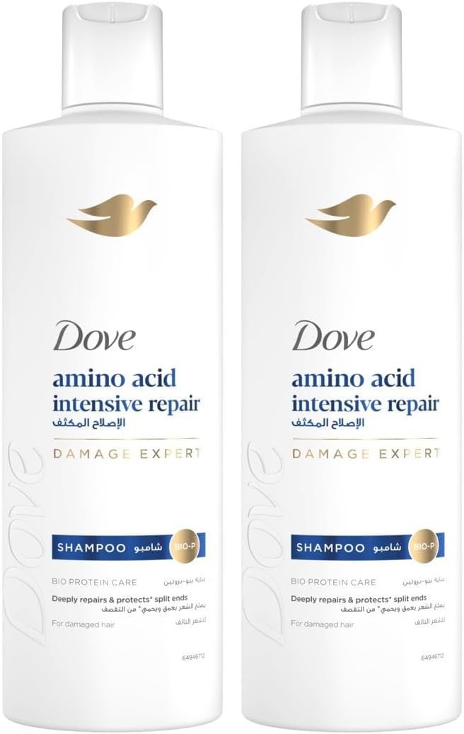 51t5ZhmZL._AC_SL1100_.jpg Dove Shampoo for Damaged Hair, Intensive Repair, Nourishing Care for up to 100 percent Healthy Looking Hair, 400ml (Pack of 2) Buy Online at Best Price - Image 1