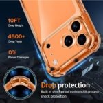 Clear Case For iPhone 17 Pro Max Shock-Absorption TPU Cell Phone Cover with Reinforced Corners, Soft Flexible & Crystal Clear Protective Bumper Case Buy Online at Best Price in UAE - Amazon.ae - Image 9