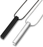 Aiyo Nice Stainless Steel Pendant Necklace for Men and Women, 22in - Multi - Image 8