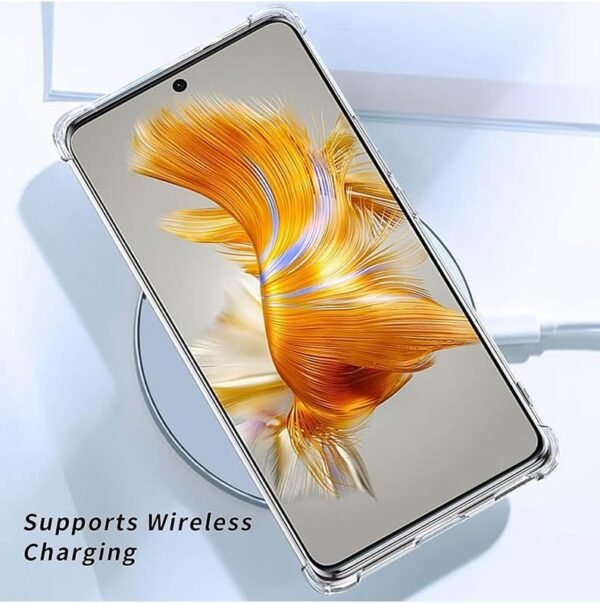 Clear Case For Huawei Mate 70 Shock-Absorption TPU Cell Phone Cover with Reinforced Corners, Soft Flexible & Crystal Clear Protective Bumper Case : Amazon.ae: Electronics - Image 5