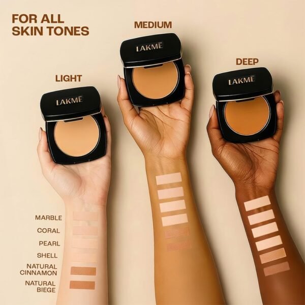 LAKMÉ Face It Compact, Shell, 9 g, multi  Amazon.ae: Beauty - Image 6