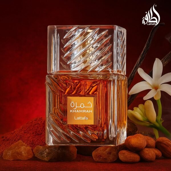 Lattafa Khamrah Lattafa EDP - Eau De Parfum Unisex 100ML | Natural Spray, Long-Lasting Scent, Unisex - Image 3
