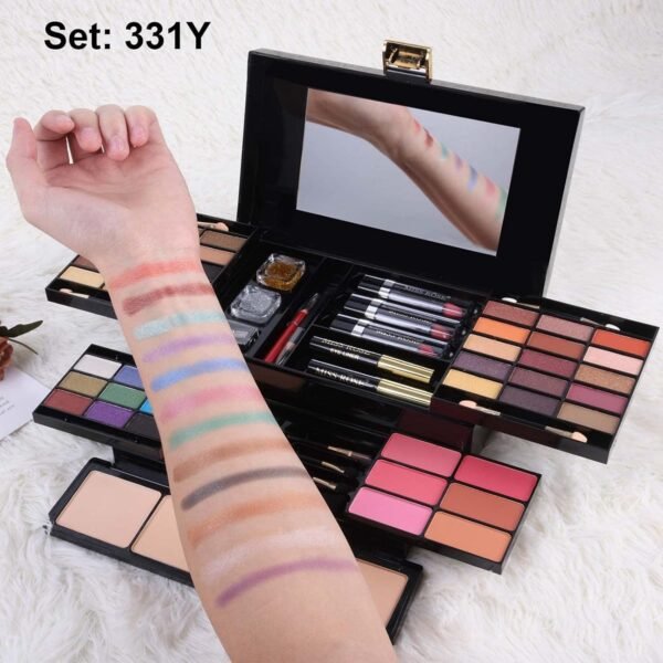 Miss Rose (331Y) - M 54 Colour All In One Gift Makeup Kit Set, Include Eyeshadow Facial Blusher Eyebrow Powder Face Concealer Eyeliner Pencil And A Mirror,Makeup For Women Full Kit(331Y)  Amazon.ae: Beauty - Image 7