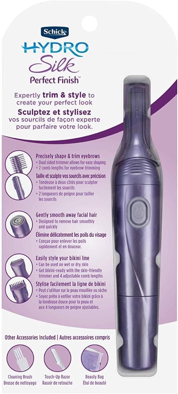 Schick Hydro Silk Perfect Finish Trimmer, 8-In-1 Grooming Kit For Women Buy Online at Best Price - Image 15