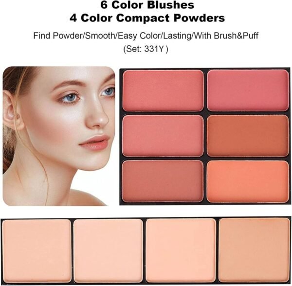 Miss Rose (331Y) - M 54 Colour All In One Gift Makeup Kit Set, Include Eyeshadow Facial Blusher Eyebrow Powder Face Concealer Eyeliner Pencil And A Mirror,Makeup For Women Full Kit(331Y)  Amazon.ae: Beauty - Image 12