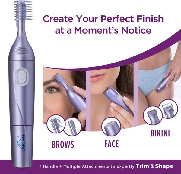 Schick Hydro Silk Perfect Finish Trimmer, 8-In-1 Grooming Kit For Women Buy Online at Best Price - Image 4