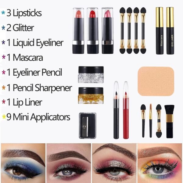 Miss Rose (331Y) - M 54 Colour All In One Gift Makeup Kit Set, Include Eyeshadow Facial Blusher Eyebrow Powder Face Concealer Eyeliner Pencil And A Mirror,Makeup For Women Full Kit(331Y)  Amazon.ae: Beauty - Image 10
