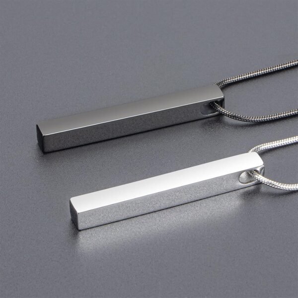Aiyo Nice Stainless Steel Pendant Necklace for Men and Women, 22in - Multi - Image 11
