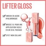 Maybelline New York Lifter Gloss, Hydrating Lip Gloss with Hyaluronic Acid, 5.4 ml, Shade 003 Moon : Amazon.ae: Beauty - Image 10